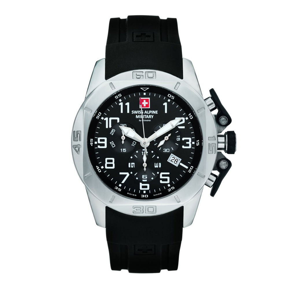 Swiss Alpine Military 7063.9837SAM Herrenuhr Chronograph-0