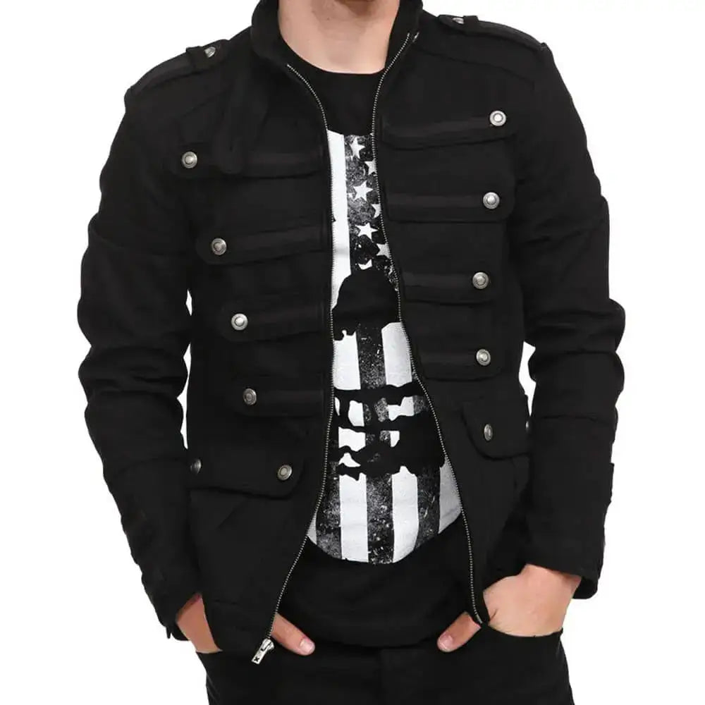 Men’s Military Goth Vintage Jacket