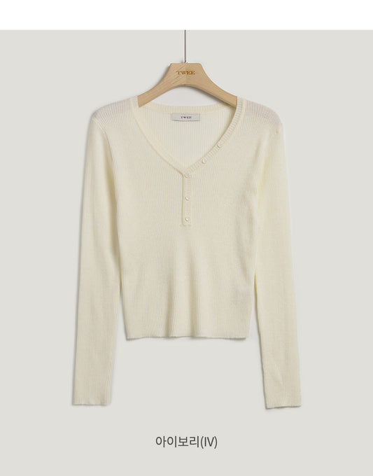 [TWEE] Gomez Button Knit