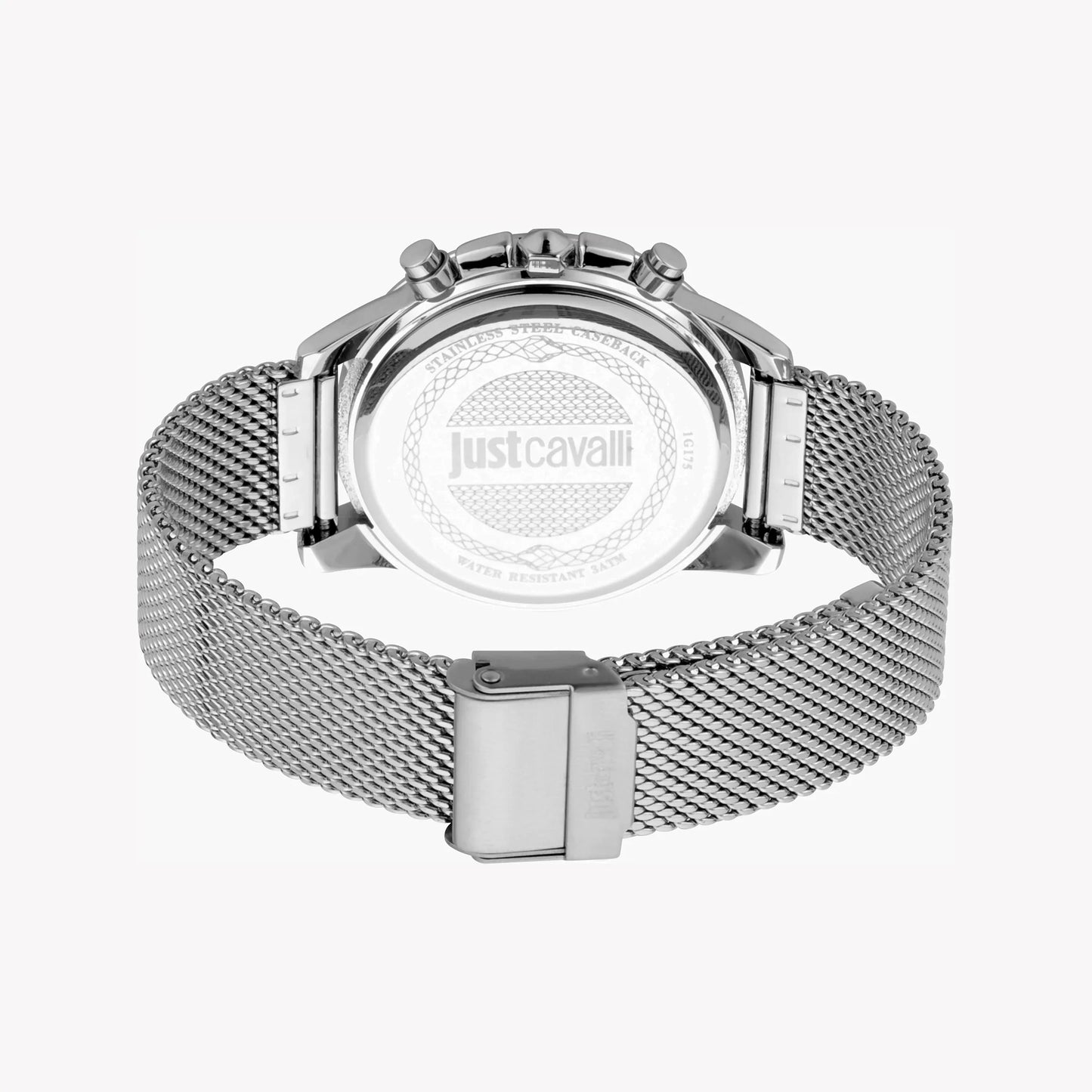 Just Cavalli Men's Silver Watch, Black Dial | Jc1g175m0055-2