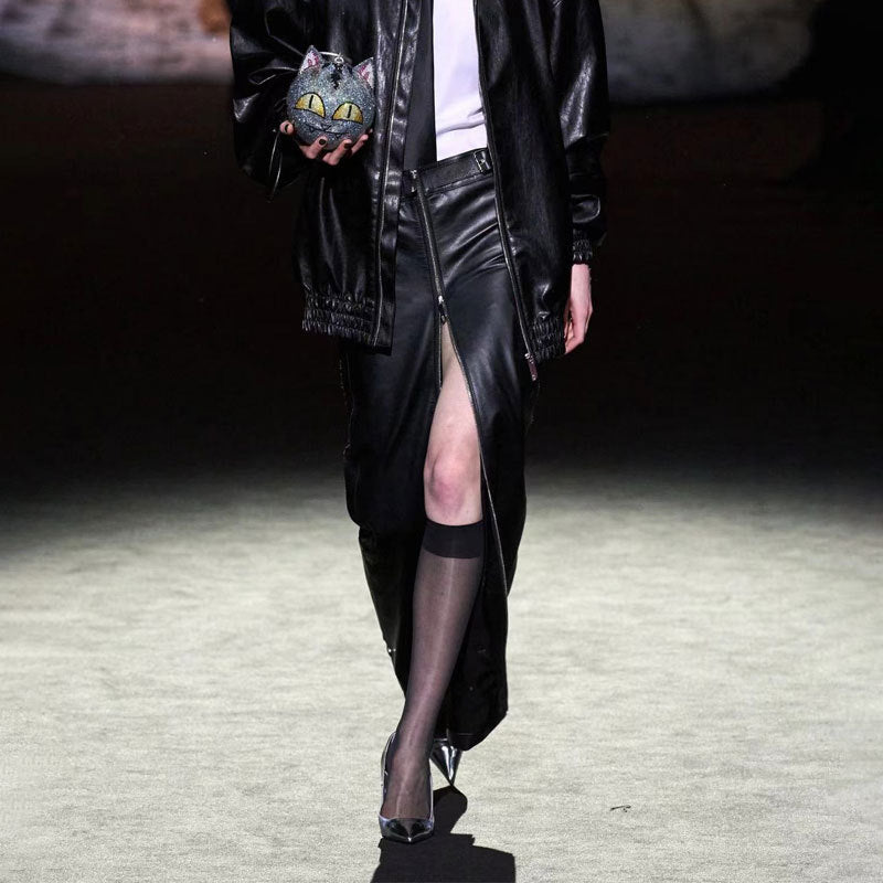 Irregular Heel Women's Super High Heel Shoes Metal Shallow Mouth Single Shoe Boots