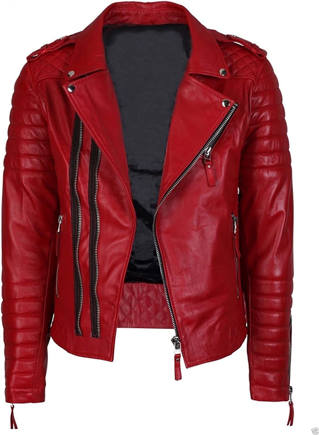 Thick Collar European And American Double Zipper Jacket