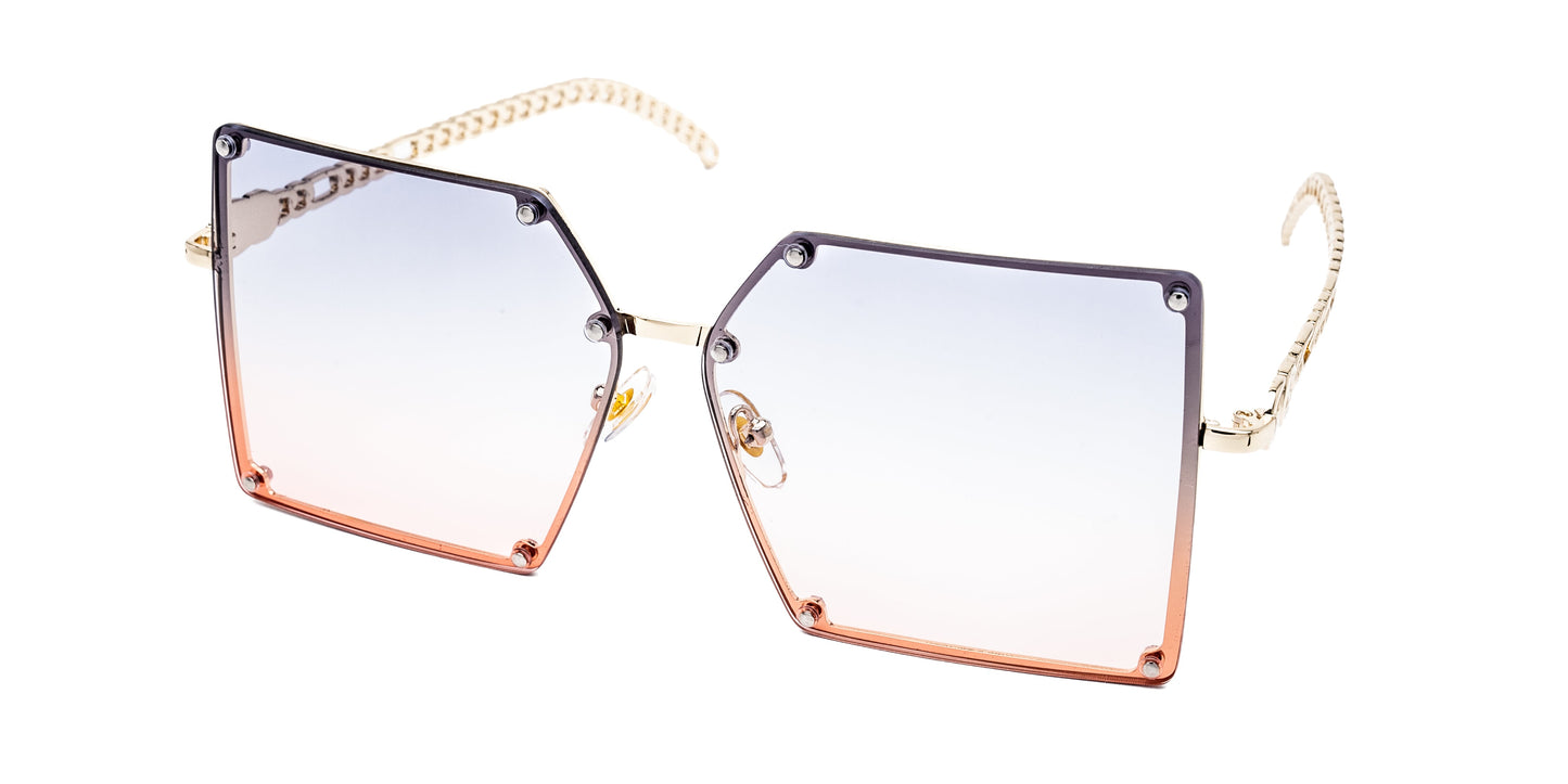 LADYBOSS SUNGLASSES - ELEVATIONS (Powder Blue)