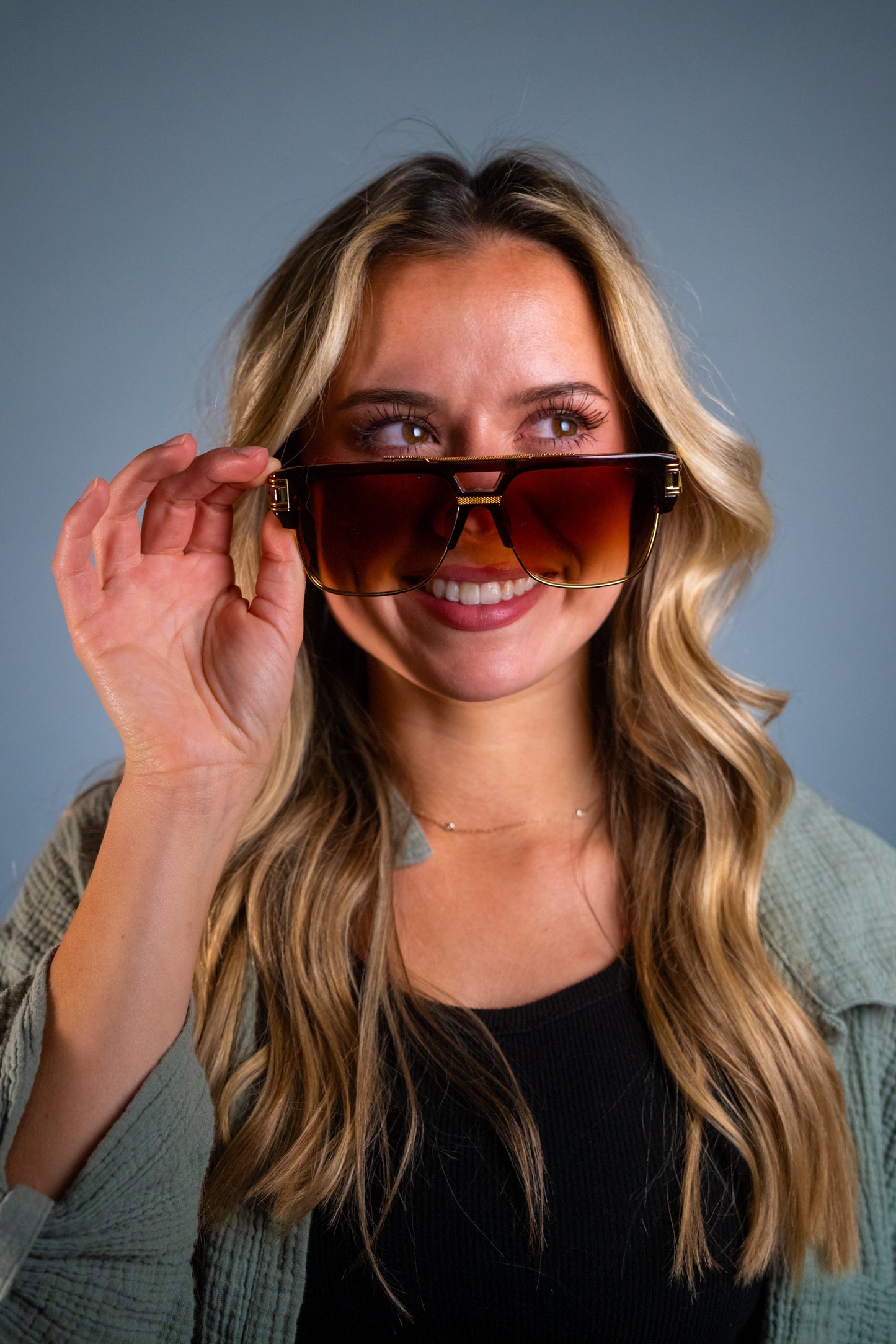 LUXURIANT™ SUNGLASSES - CAPITALS (Burgundy)