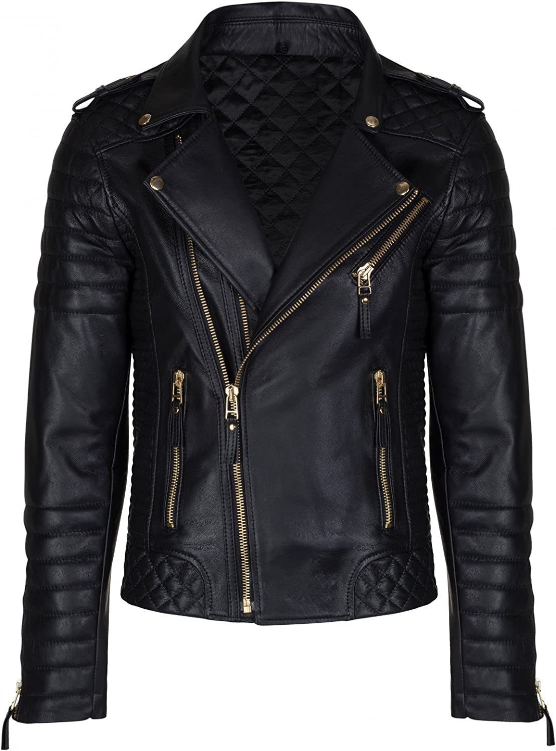 Thick Collar European And American Double Zipper Jacket