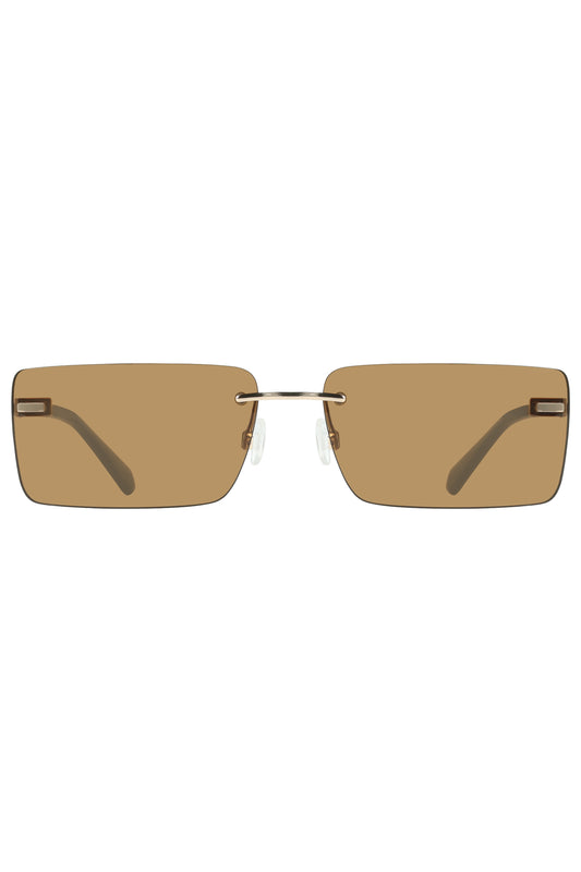 CALVIN KLEIN WOMEN'S SUNGLASSES BEIGE