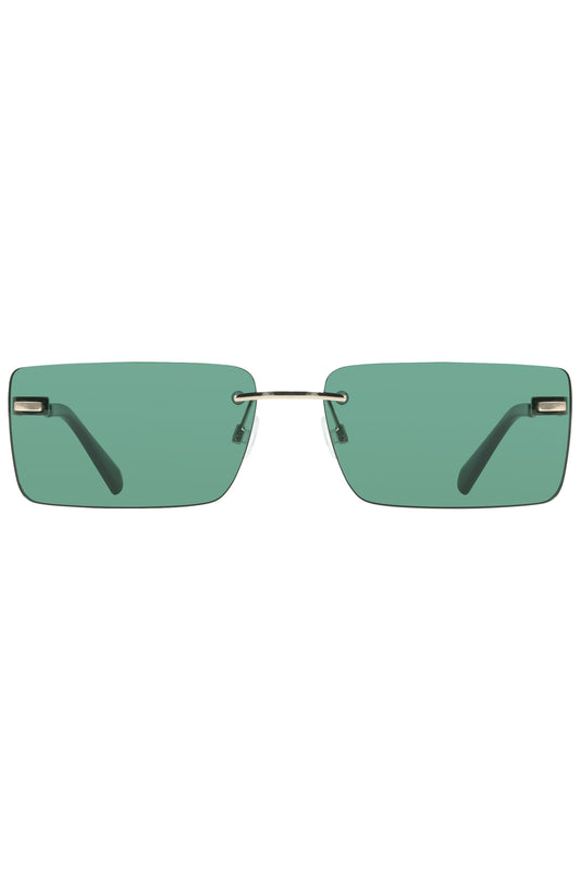 CALVIN KLEIN WOMEN'S SUNGLASSES GREEN