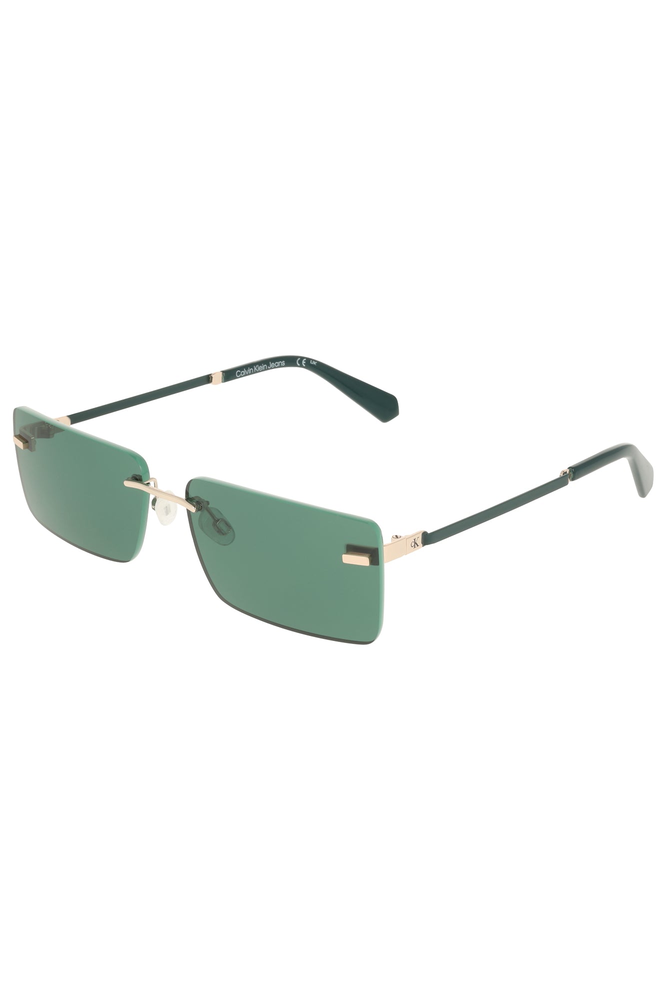 CALVIN KLEIN WOMEN'S SUNGLASSES GREEN