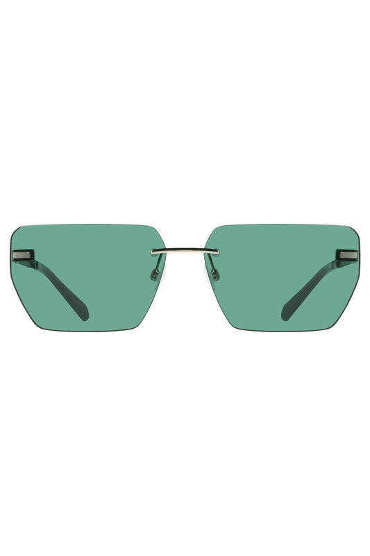 CALVIN KLEIN MEN'S SUNGLASSES GREEN