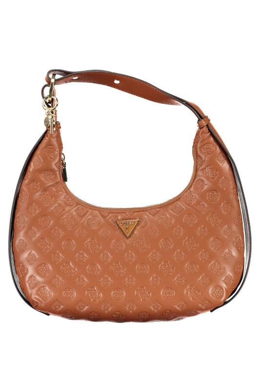 GUESS JEANS WOMEN'S BAG BROWN