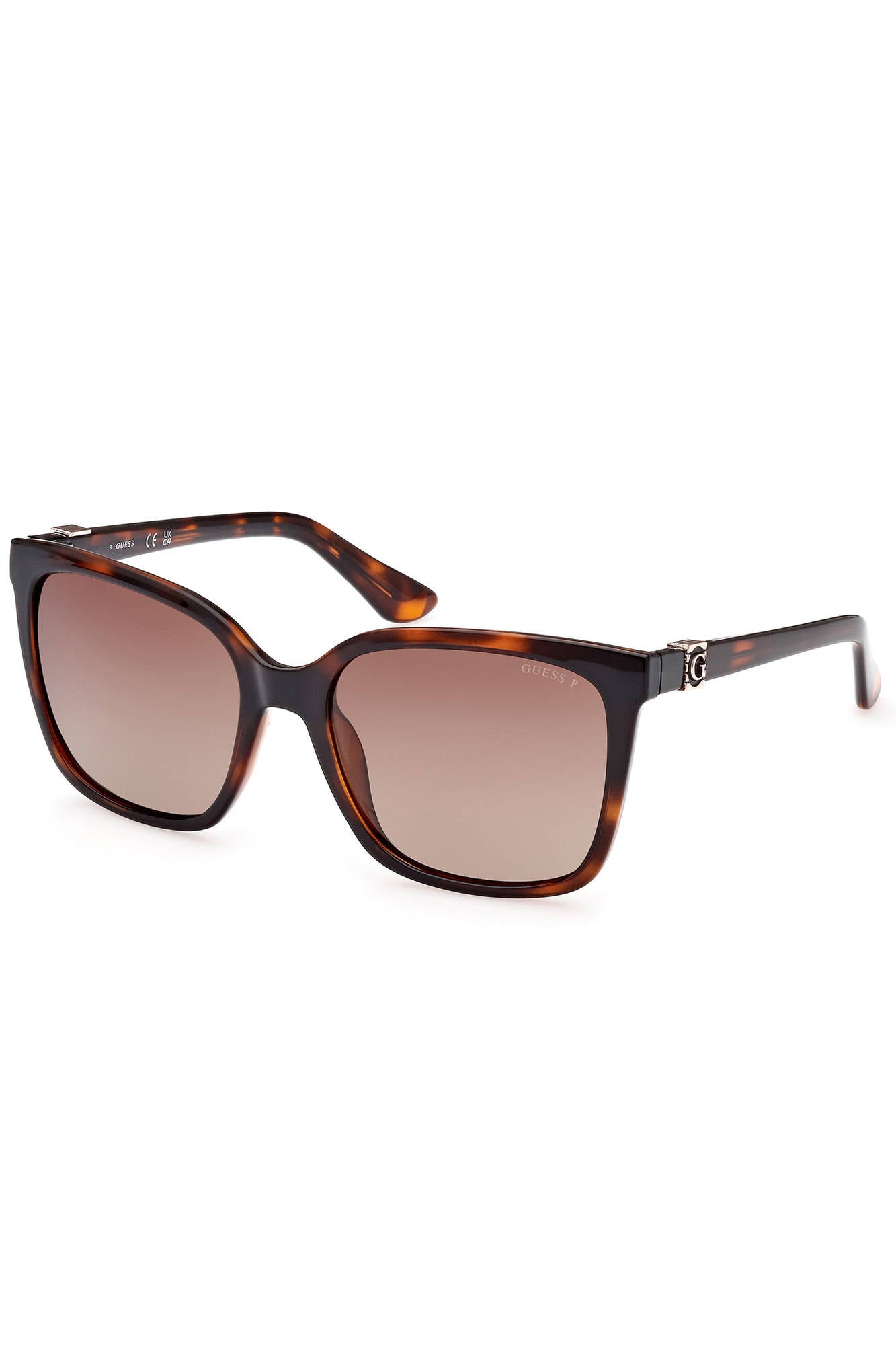 GUESS JEANS WOMEN'S SUNGLASSES BROWN