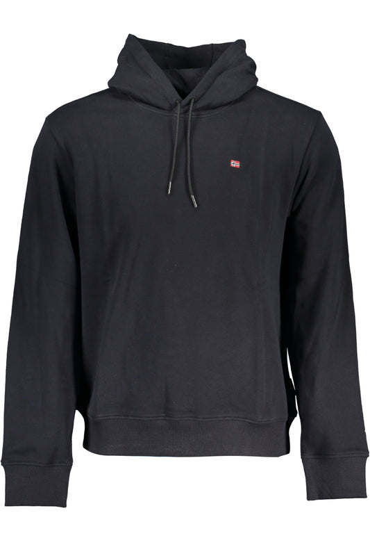 NAPAPIJRI MEN'S BLACK ZIP SWEATSHIRT