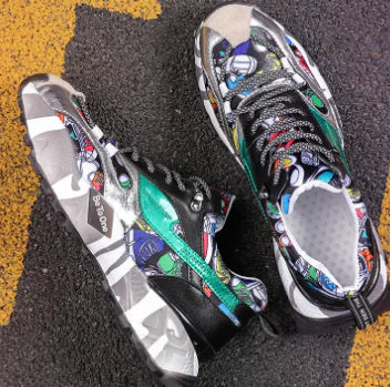 Trendy Colorful Dad Sneakers for Men
